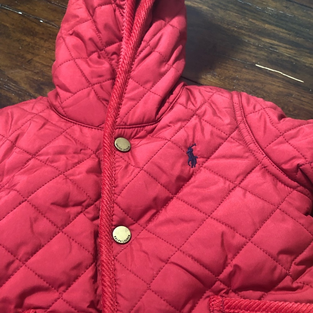 NWT Ralph Lauren Camden Red Quilted Snowsuit 6m - Picture 3 of 7